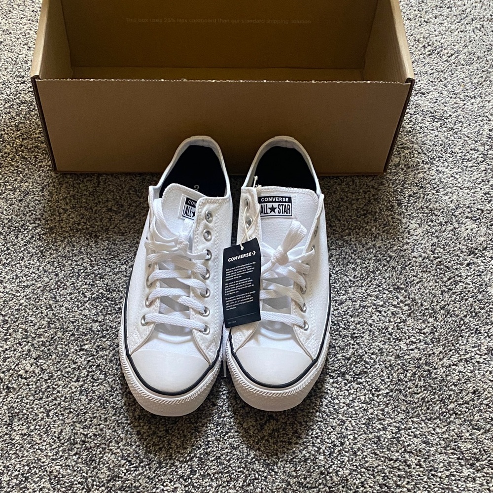 Converse All Star Men's White Low-Top Sneakers